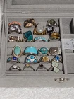 Assorted Vintage Gemstones 925 Sterling Silver Rings Lot Of 22 Jewelry 138 gram