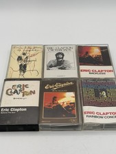 Eric Clapton Cassette Tapes Lot of 6 Crossroads Backless 24 Nights And More