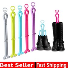Folding Boot Stands Adjustable Boot Clips for Tall Knee High Shoes