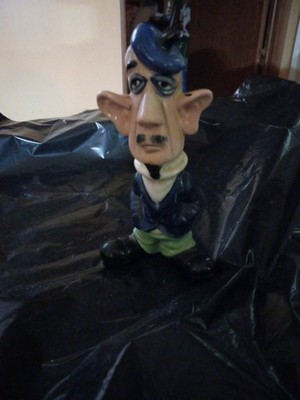 Vintage Kreiss Psycho Ceramic Beatnik Figurine  From 60's.