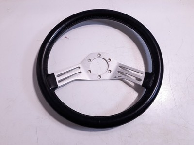 Abarth Lenkrad Leder Autobianchi A112 Fiat 127 124 Spider 35 cm Schwarz