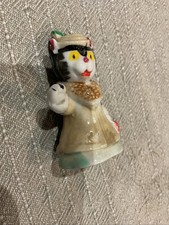 Collectable Wade Whimsicals 'Miss Fluffy Cat' from the Noddy Set 1st Version
