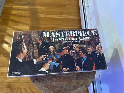 Vintage Masterpiece The Art Auction Board Game Parker Brothers 1970 READ