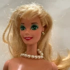 Barbie Mattel Doll Vintage Toy Blonde Hair Blue Eyes Pink Lips Malaysia 1966