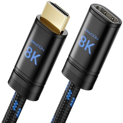 0,5m 8K UHD HDMI 2.1 Verlängerungskabel Verlängerung HDR ARC 8K@60Hz, 4K@144Hz
