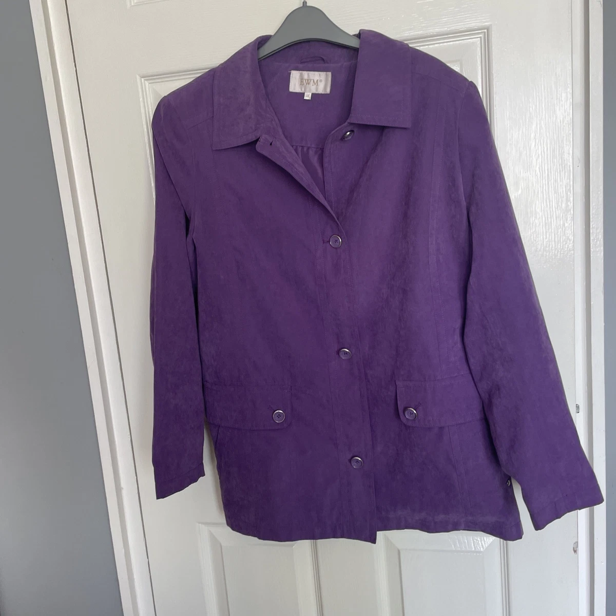 Plus Size Purple Soft Touch Front Seam Jumper