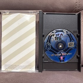 FIFA Soccer 96 (Sega Saturn, 1996) Complete, Manual, Very Good