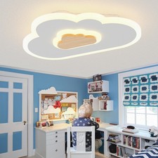 LED Ceiling Light Fixture 15.7in Dimmable Children Cloud Lights for Ceiling w...
