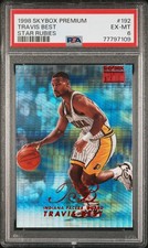 TRAVIS BEST 1998-99 Skybox Premium #192 Star Rubies 03/50 PSA 6 (pop 3)