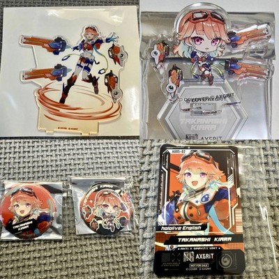 Hololive -Myth & Promise- AXGRIT TSUTAYA Takanashi Kiara Acrylic Stand Set of 5