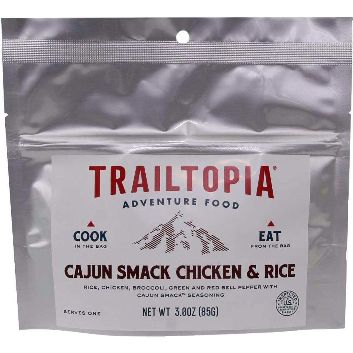 Trailtopia Cajun Smack с курицей и рисом - Разовая подача одного цвета одного размера 3390₽