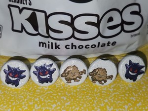 Hersheys Kisses Special Edition - POKEMON - graveler gengar (5 Pieces) (25)