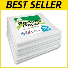 Eco-Friendly Packing Paper - 720 Sheets