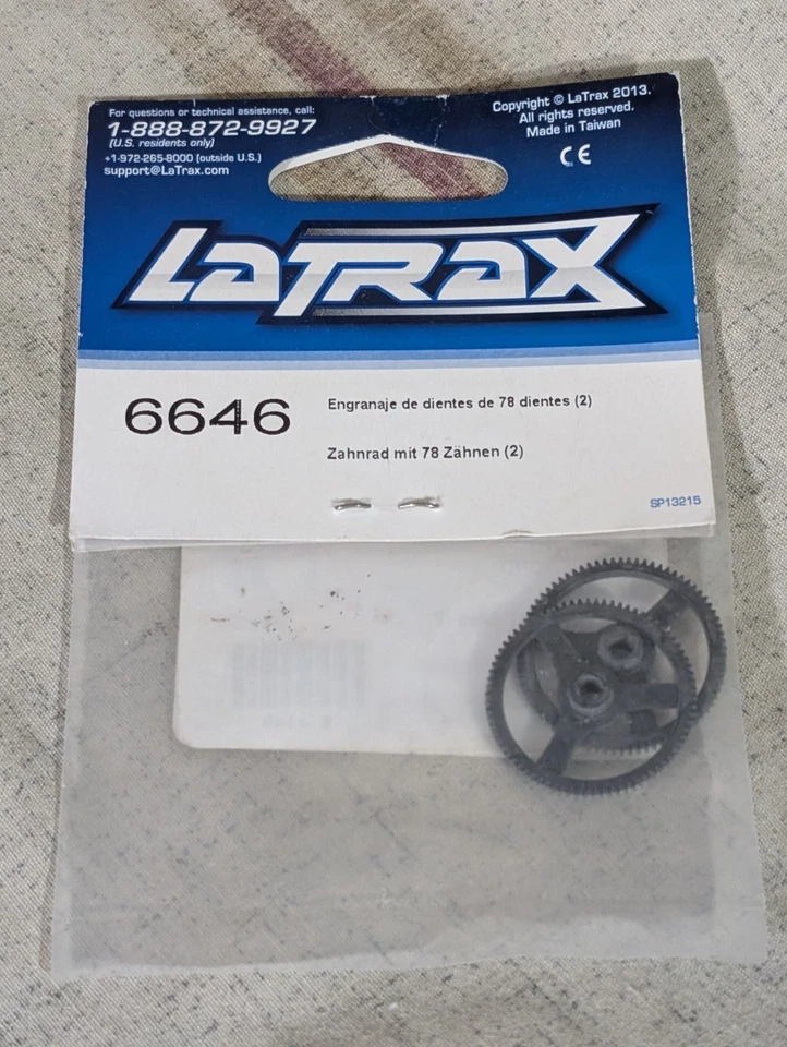 Traxxas 6646 LaTrax Spur Gear (2) (78T) B47 - Image 2 of 2