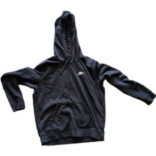 Nike Women’s Black Pullover Hoodie – Size L/80/20 Cotton Blend