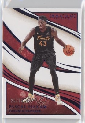 2019-20 Panini Immaculate Blue 25/25 Pascal Siakam #4 9su