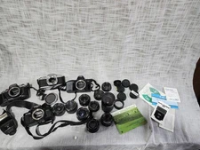  Minolta X-700 pentax k1000 pentax program plus , misc lot of cameras stuff