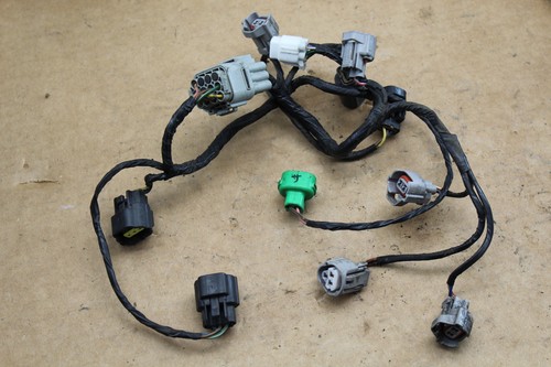 03 04 KAWASAKI NINJA ZX6R 636  COMPLETE FUEL INJECTOR WIRING HARNESS WIRE LOOM