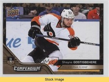 2016-17 Upper Deck Compendium Gold Shayne Gostisbehere #199 READ 9hd