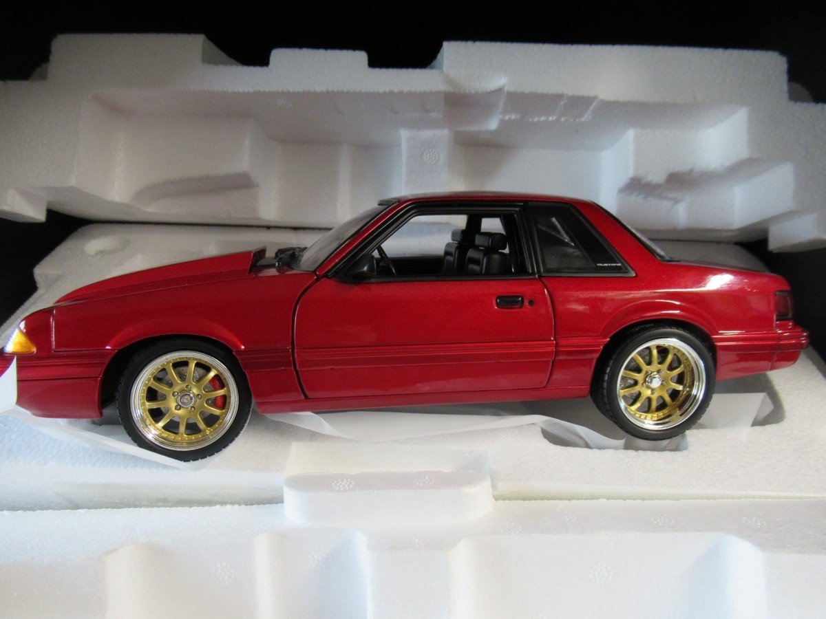 RARE 90 FORD MUSTANG LX STREET FIGHTER SUPERCHARGED METALLIC RED 1