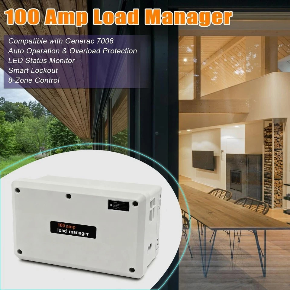 100 Amp Load Manager For Generac 7006, 100 Amp Smart Management Module ...