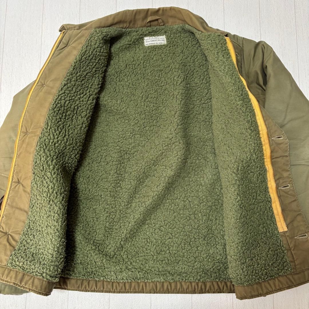 Buzz Rickson'S A-2 Deck Jacket Triangular Flap - image 3