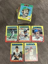 Lot of 100- 1975 Topps Baseball Low Grade/Set Filler Brooks Morgan Torre & More