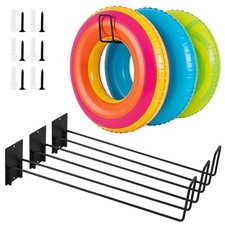 MUOUAKATE 3 Pcs Pool Float Storage Holder, 17.3 Inch Wall Mount Pool Float Or...