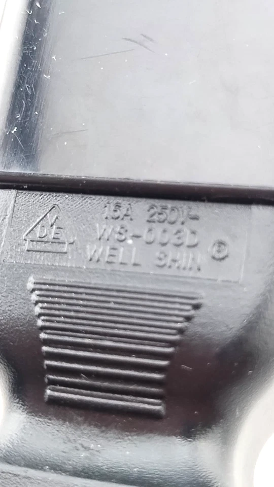 WELL SHIN WS-003D POWER SUPPLY CORD 14AWG IEC320 C20 TO pigtail 4FT - Image 2 of 4