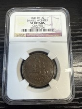 1841 HT-22 Daniel Webster Hard Times Token NGC Certified