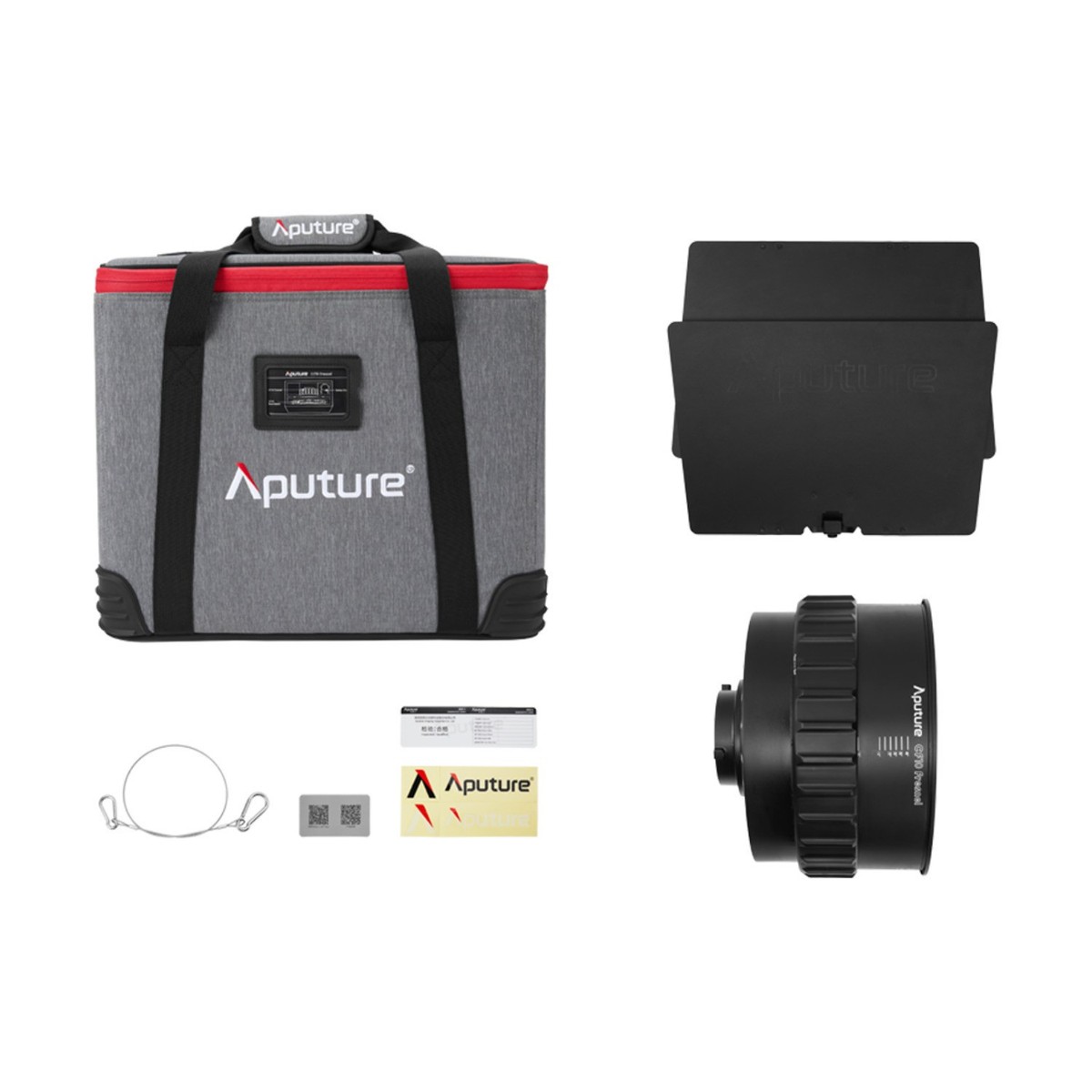 Aputure STORM 700x Cine Kit (US) with Fresnel, Barn Doors and Skid