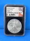 2022 W Burnished Silver Eagle NGC MS 70 FDI Michael Gaudioso Signed