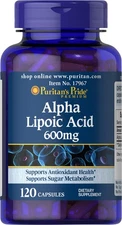 Puritan's Pride Alpha Lipoic Acid 600 mg - 120 Capsules