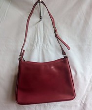 Vintage Claire Langford Red & Cream Handbag - England