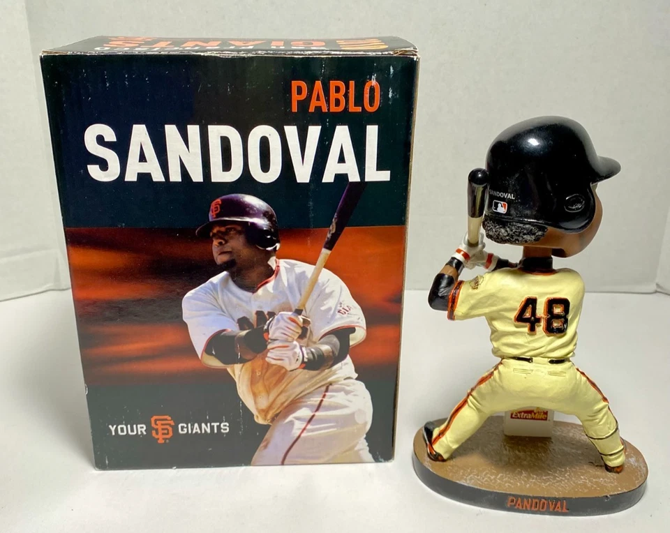 SAN FRANCISCO SF GIANTS PABLO SANDOVAL BOBBLEHEAD SGA 4/24/2010 - Image 4 of 4