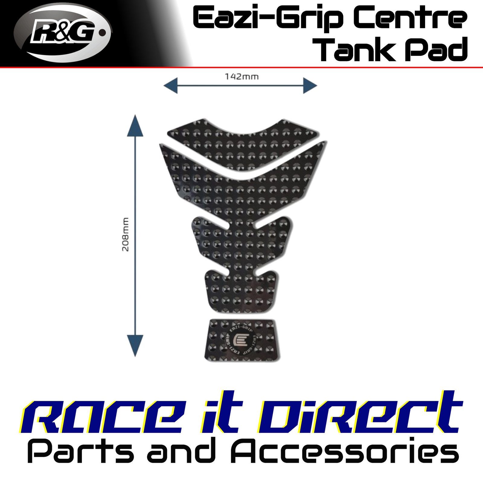 Eazi-Grip Centre Tank Pads for Honda CB125R 2018-2024 EVO Style G Eazi-Grip