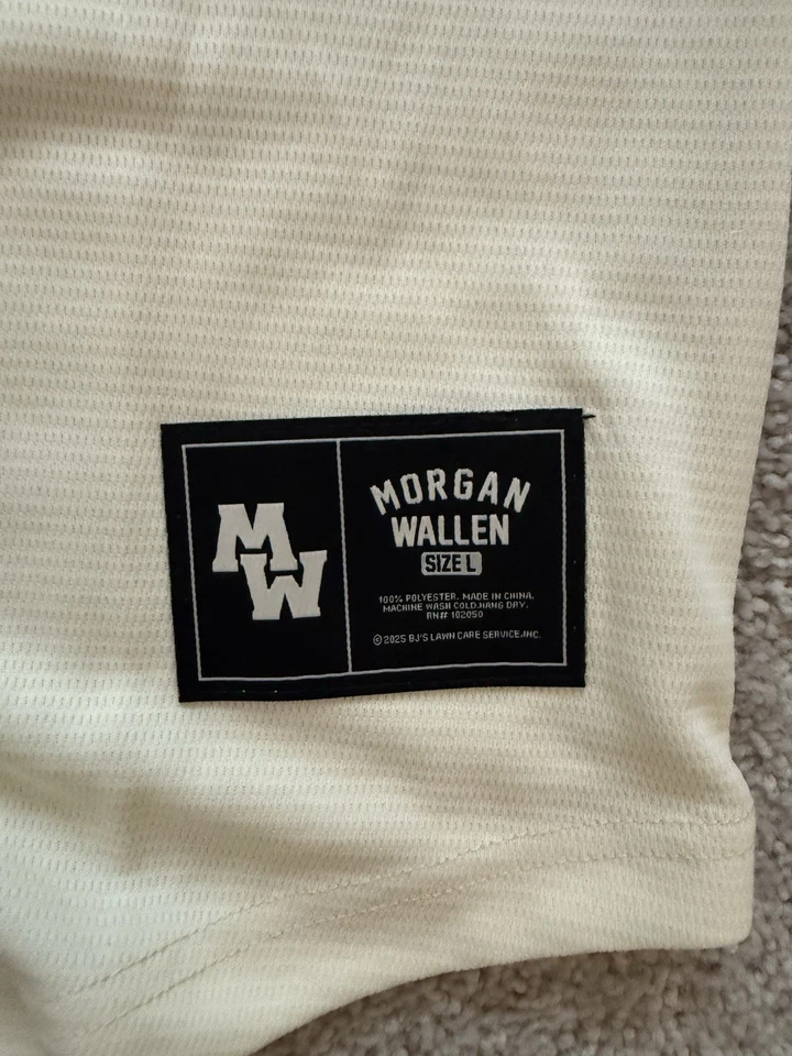 Camiseta deportiva de béisbol Morgan Wallen I’m The Problem 2025 Tour mercancía oficial talla L Foto 2 de 4
