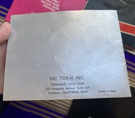 &iexcl;Lote de folleto de instrucciones y p&oacute;ster manual vintage de Nintendo NES! IronSword Batman