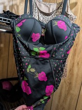 Torrid Size 2 Rose Swim Suit One Piece