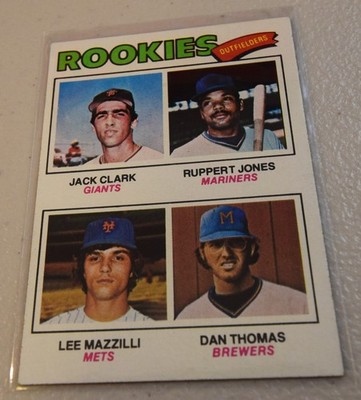 Jack Clark, Ruppert Jones & Lee Mazzilli 1977 Topps 488 Rookie ...