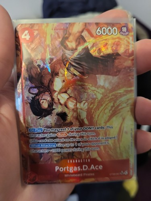 #ad Portgas.D.Ace ST30 007 Parallel SR* Luffy amp; Ace Starter Deck EX One Piece TCG $15.00