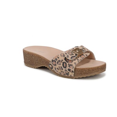 Women's Original Flex Slide Sandals Black/Brown Leather