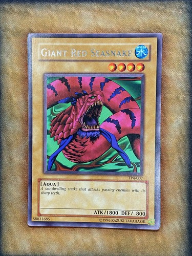 Giant Red Seasnake TP4-007 YuGiOh Tournament Pack 4 card