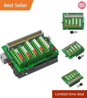 40 Position Terminal Block Breakout Module for Arduino UNO R3 - Soldered & Ready