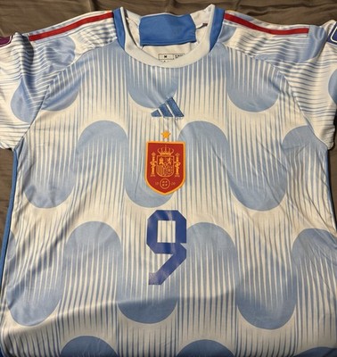 Adidas Spain Gavi #9 FIFA World Cup Qatar 2022 Soccer Jersey Size
