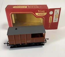 Tri-ang Hornby R124 WR Brake Van Wagon W6297 Brown - In Original Box