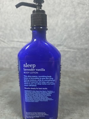 Bath & Body Works LAVENDER VANILLA Body Lotion SLEEP Aromatherapy