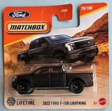 Matchbox Cars. '2022 Ford F-150 Lightning. New Collectable Model Pick Up Truck.