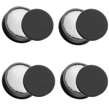 HOSECES VAC01 VAC02 Ersatz-HEPA-Filter-Sets, 4HEPA + 4Schwamm kompatibel...