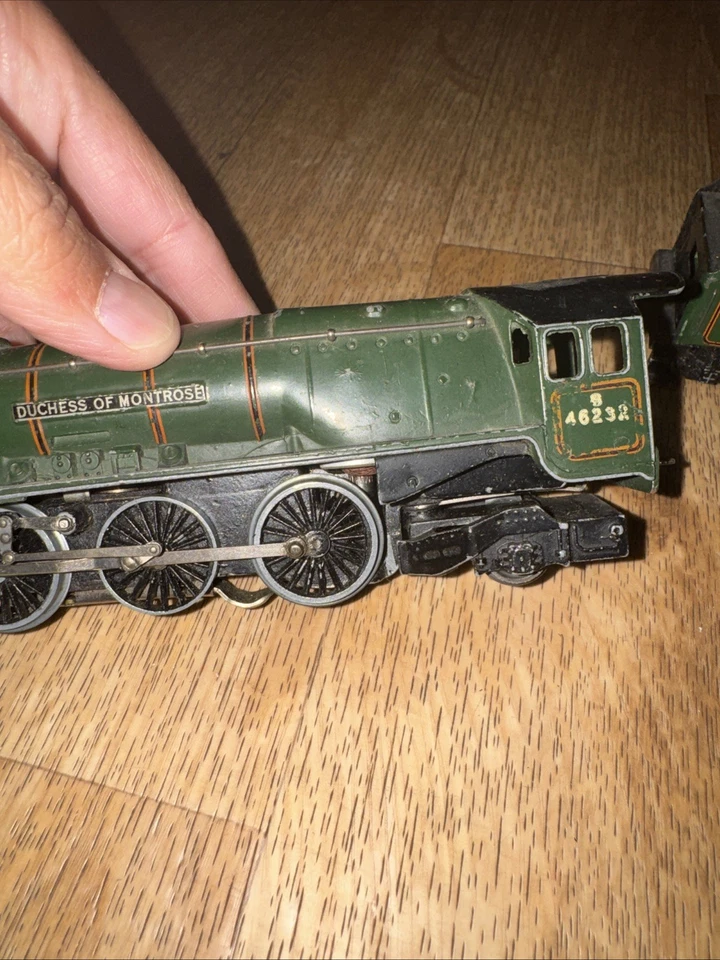 Vintage 3 Rail HORNBY OO CLASS "British DUCHESS OF ATHOLL" Loco 46232 & Tender - Image 2 of 4